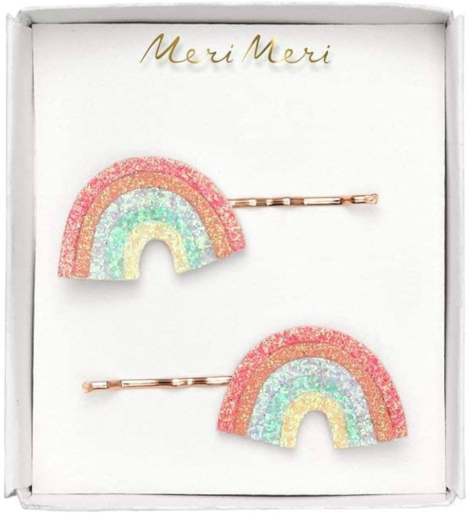 Meri Meri | Glitter Rainbow Hair Slides