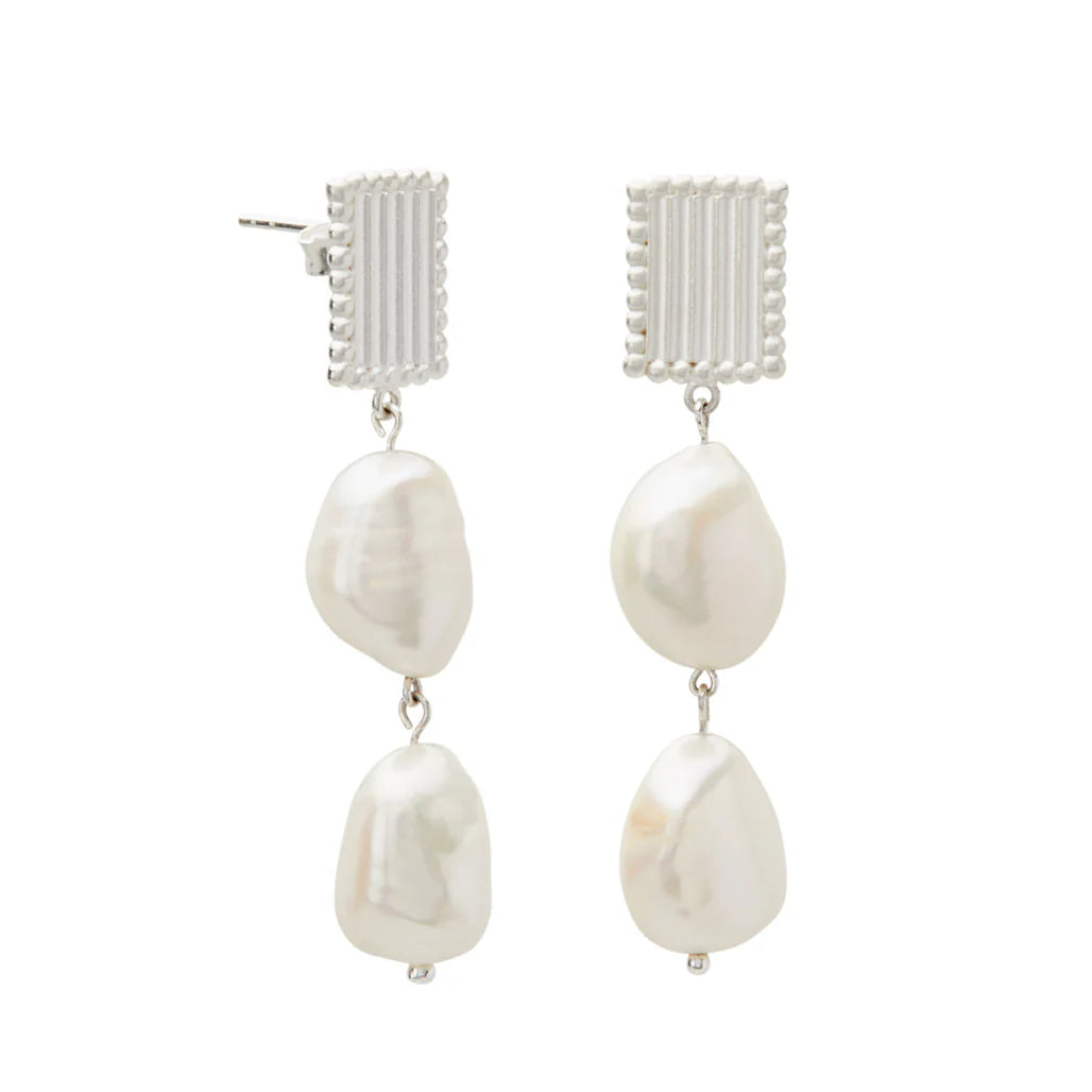 Aphrodite Goddess Pearl Earrings