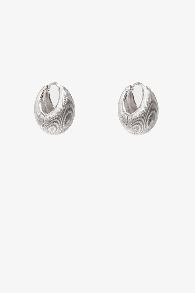 Fine Line Hoop | Silver