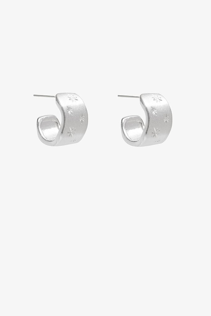 Starfall Hoop | Silver