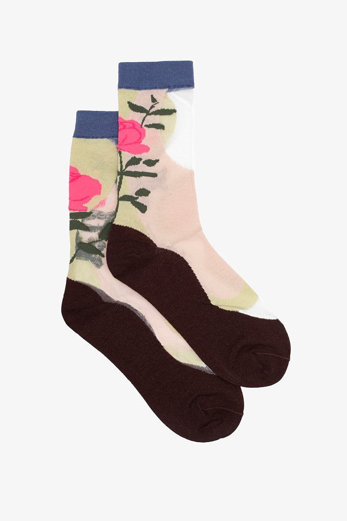 Sock | Bourbon Rose