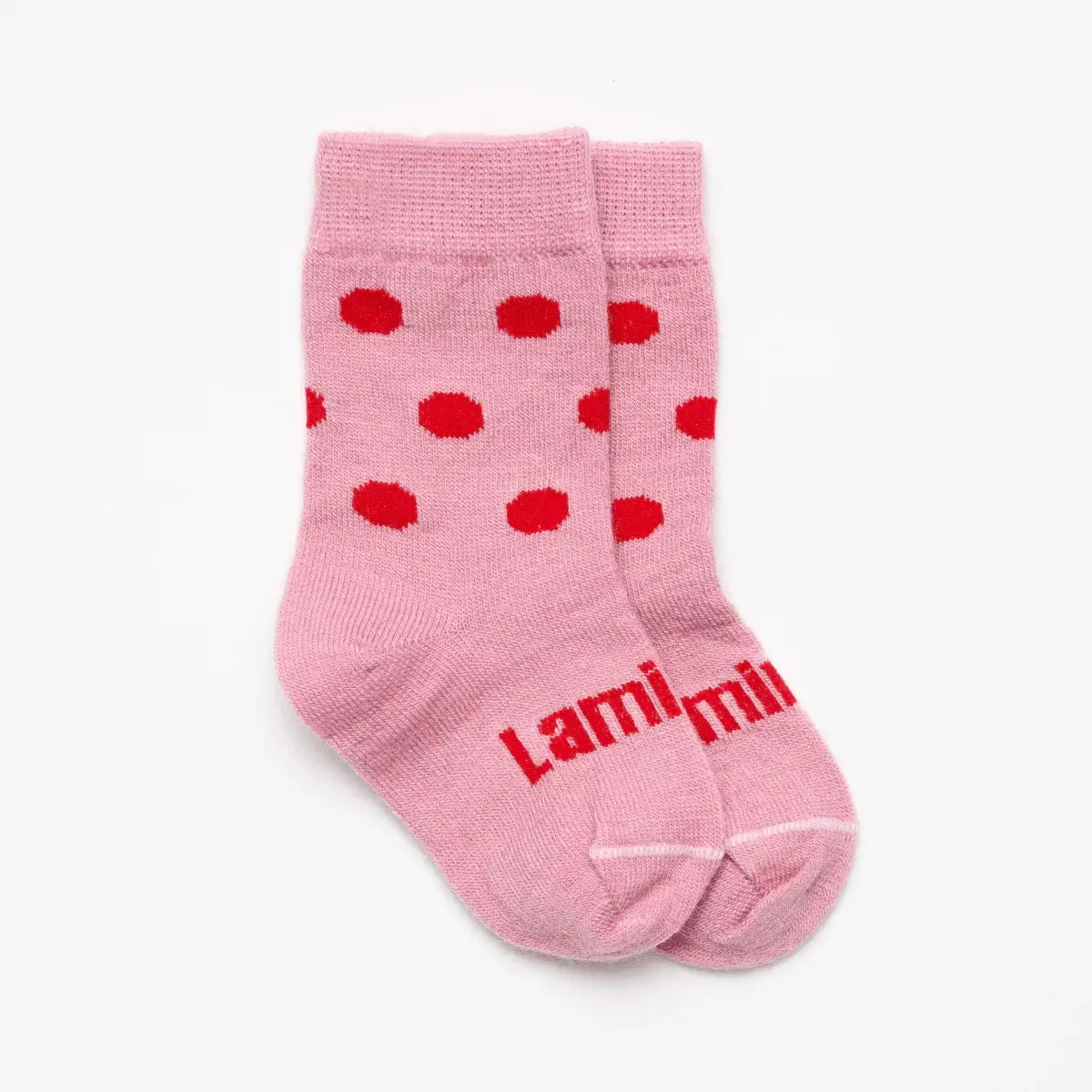 Baby Merino Crew Socks | Cherry