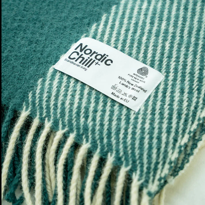 Nordic Chill | 100% Nz Lambs Wool Throw - Bernice