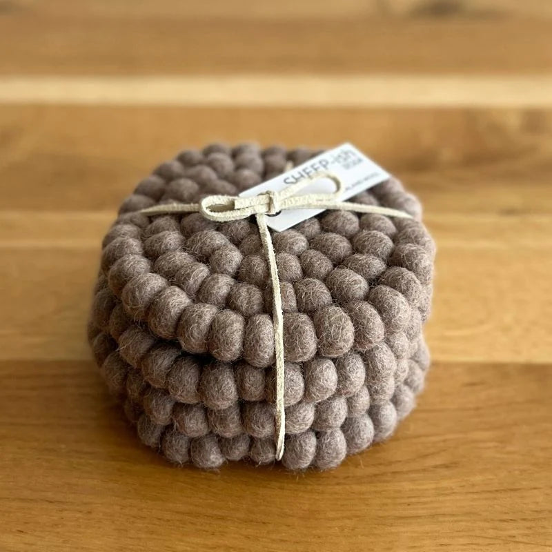 Felt Ball Coasters | 4pk