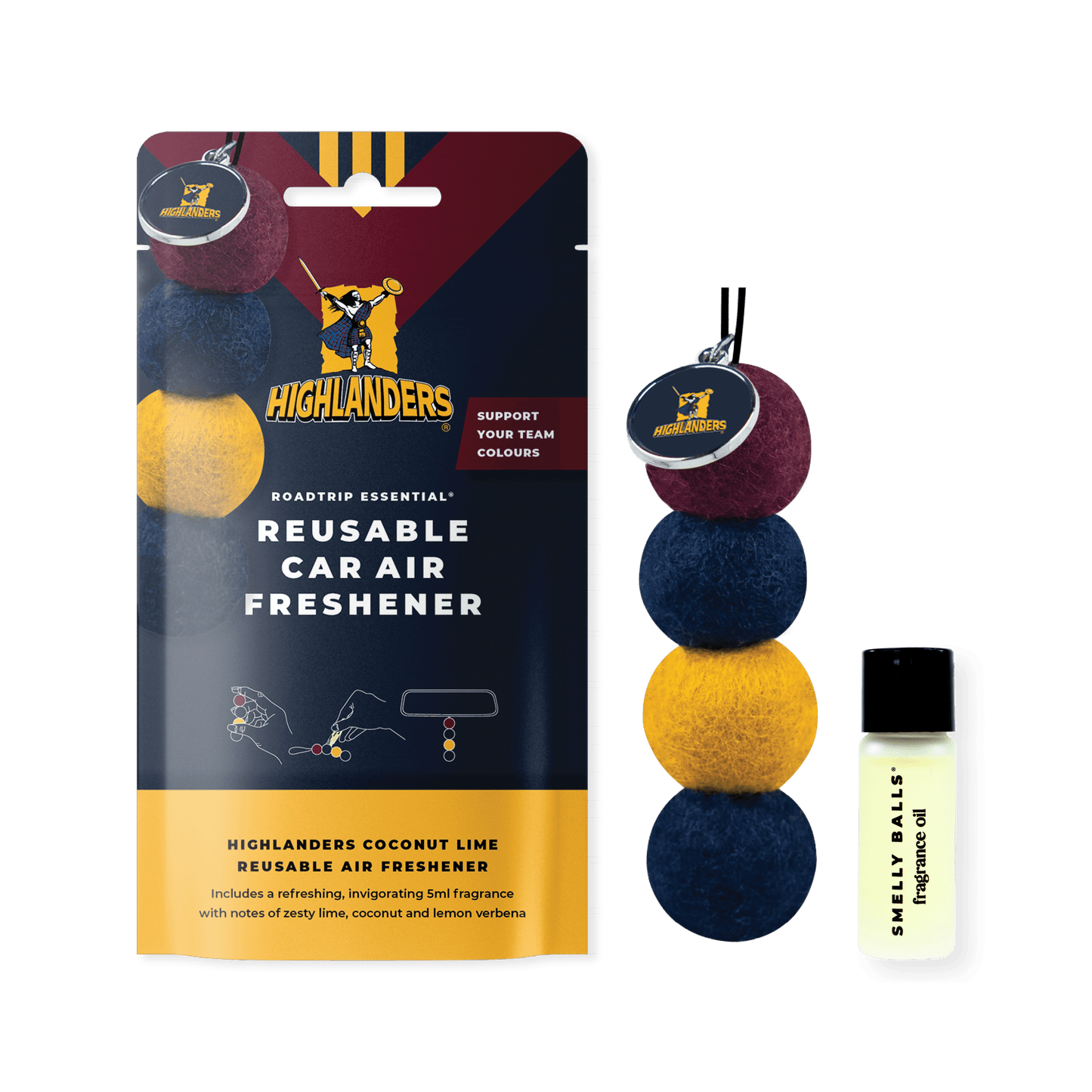 Smelly Balls | Reusable Car Air Freshener - Highlanders