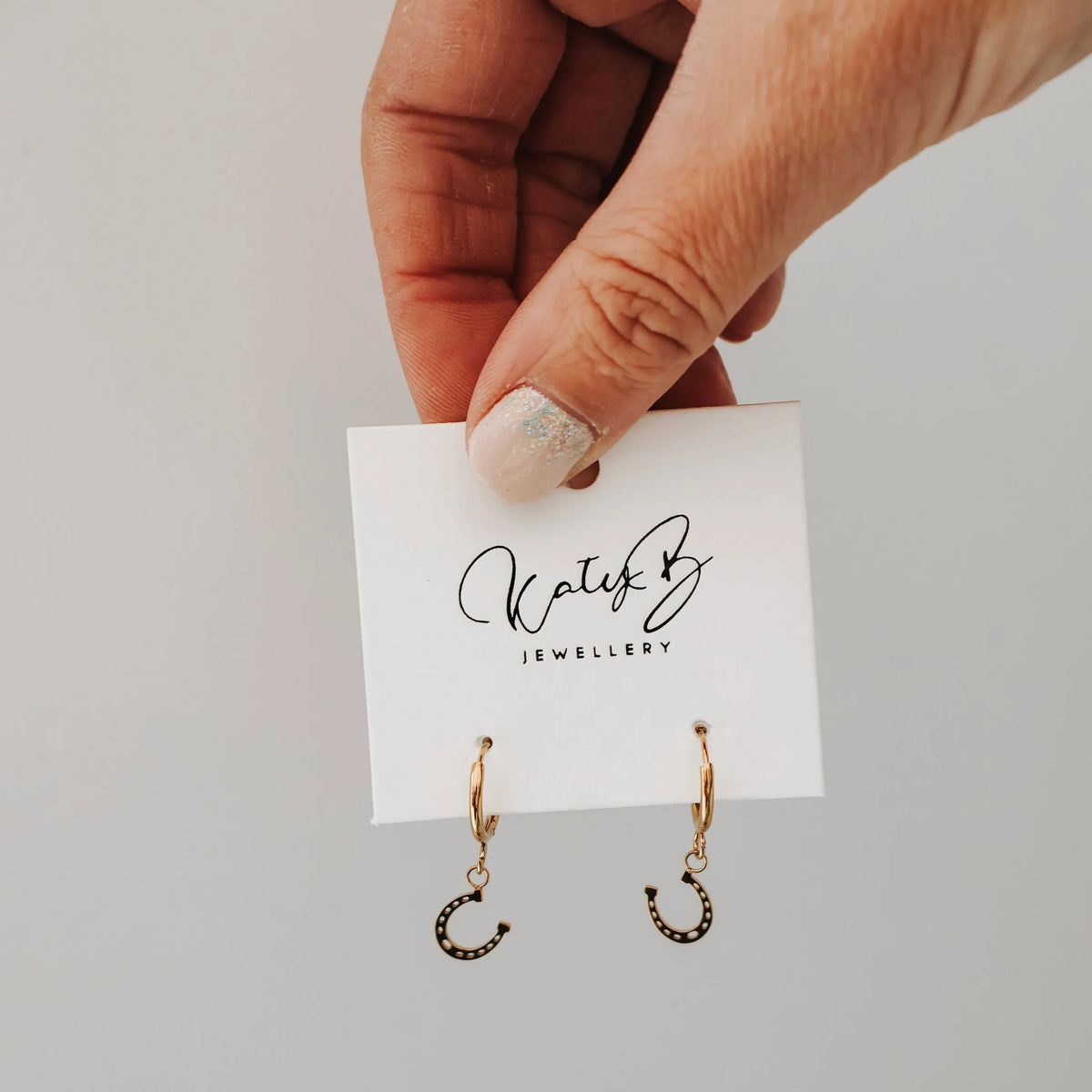 Horseshoe Hoop Earrings