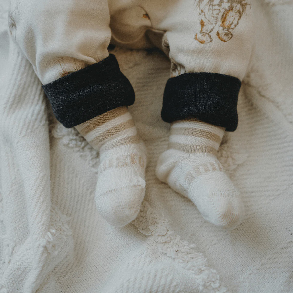 Baby Merino Crew Socks | Squirrel