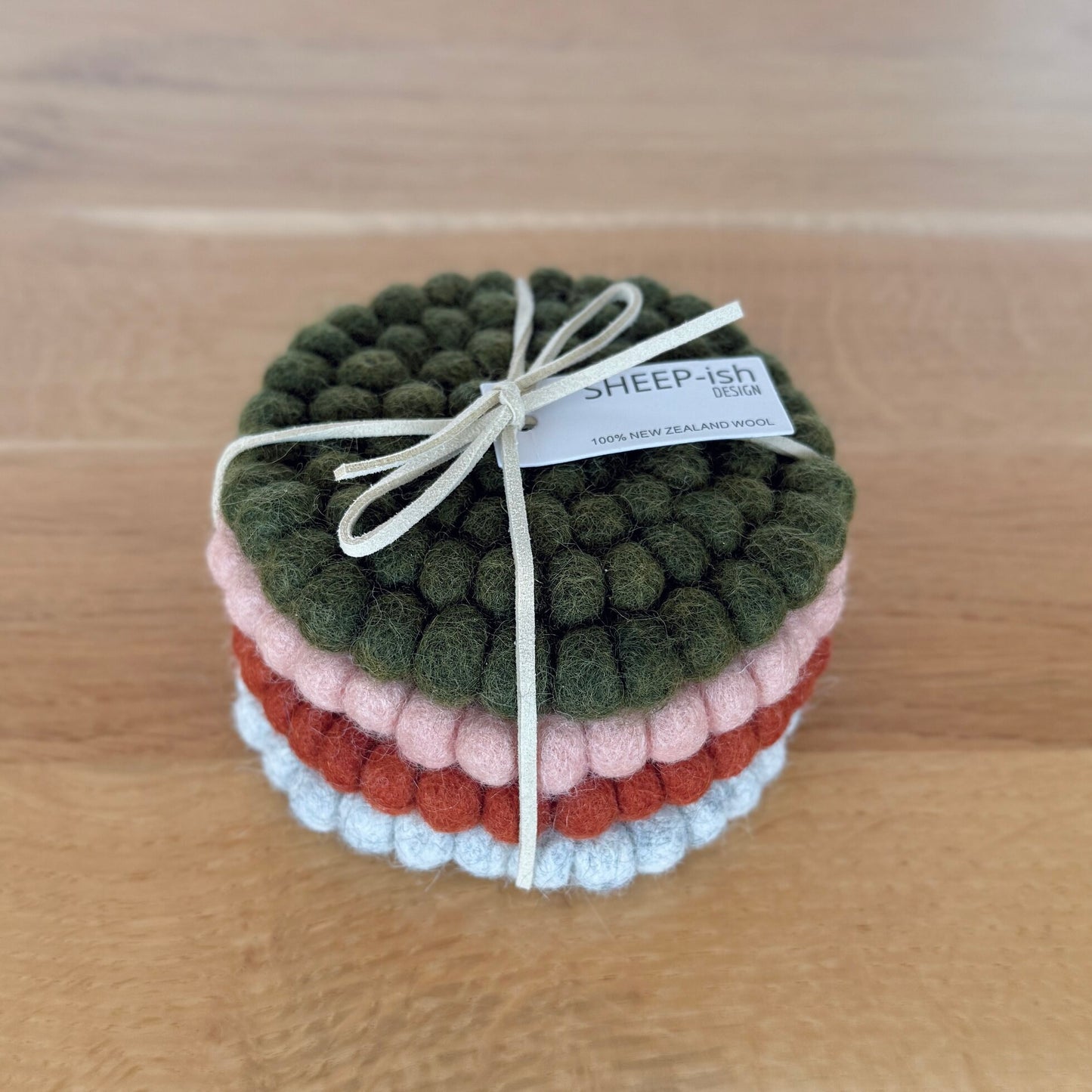 Felt Ball Coasters | 4pk