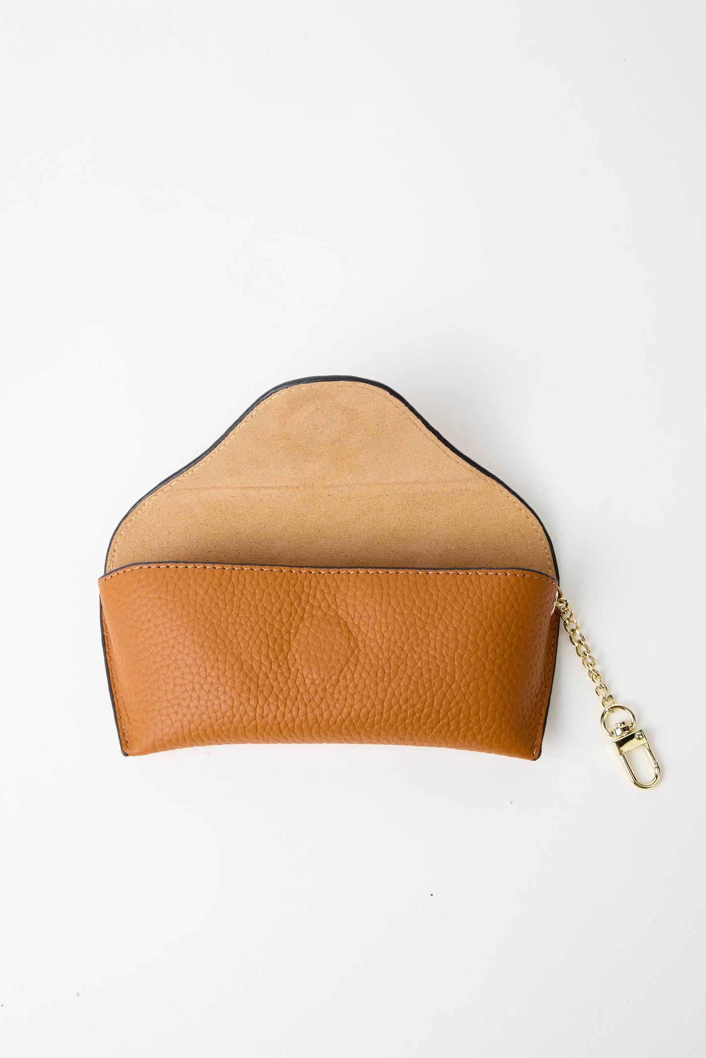 Leather Keychain Sunglass Case