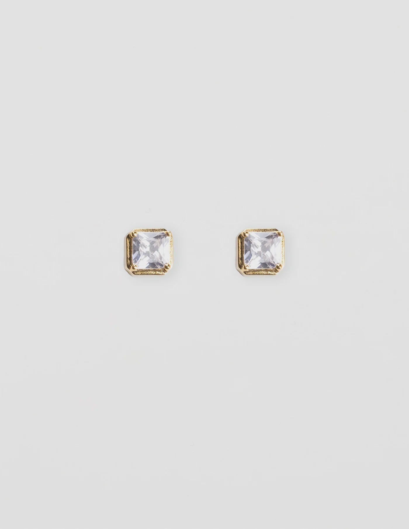 Square Crystal Earring