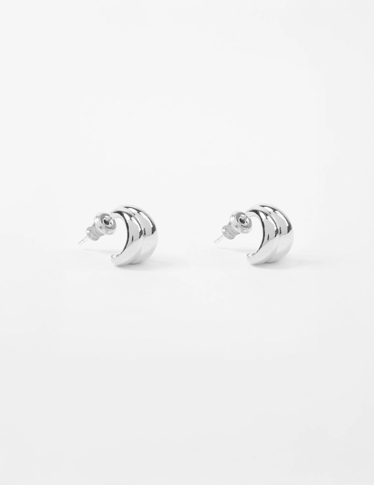 Hoop Double Bar Earrings