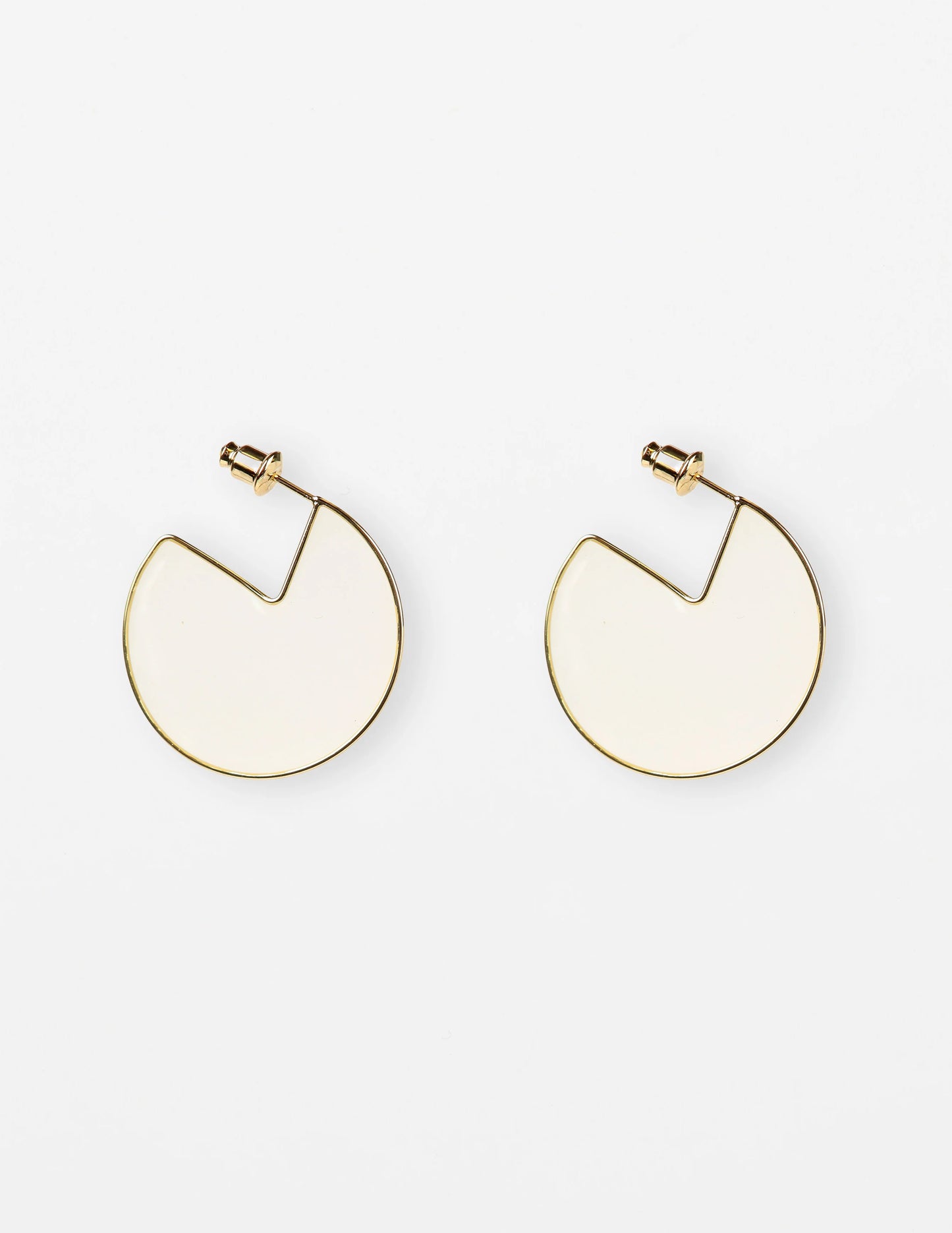 Soft Clear Sphere Earrings