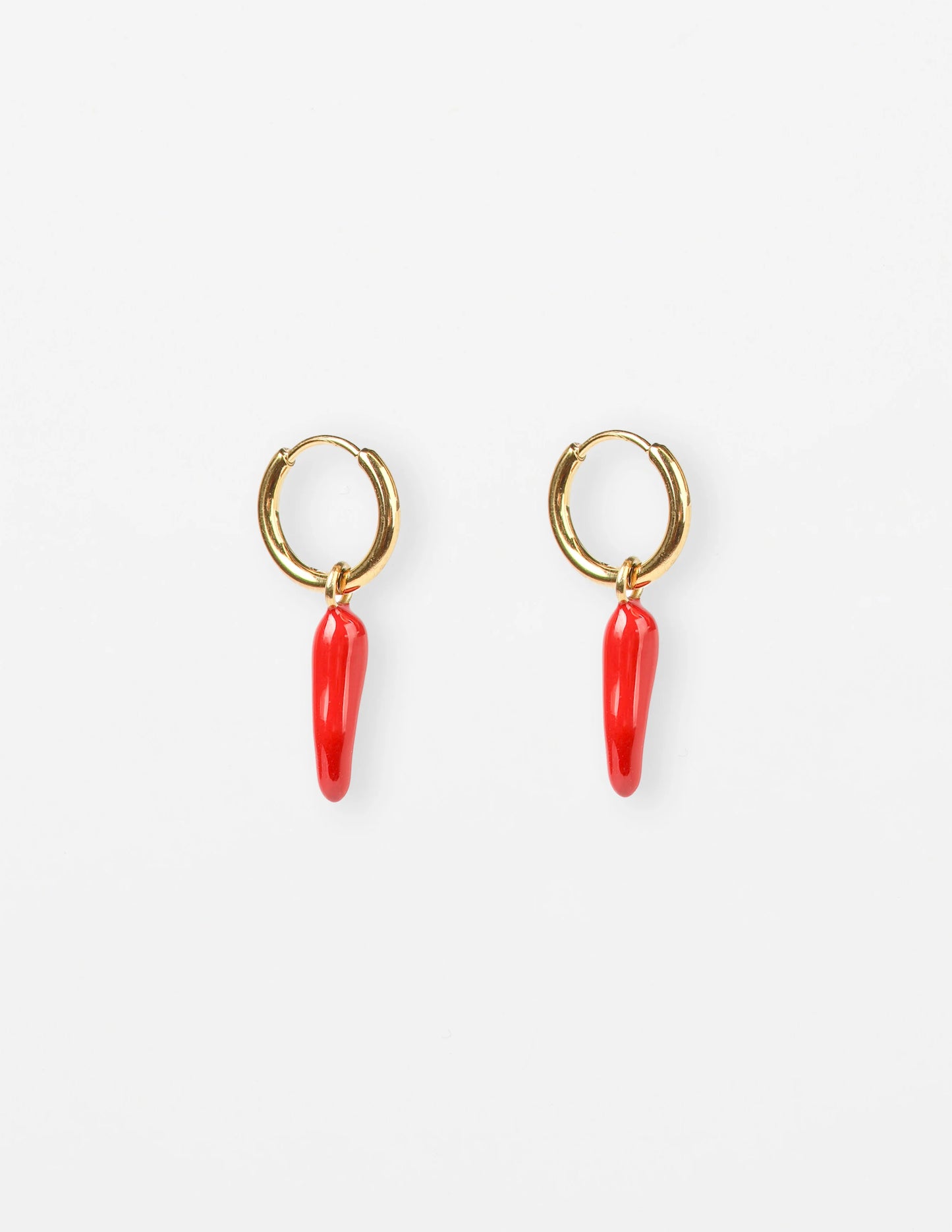 Gold Chillies Earrings