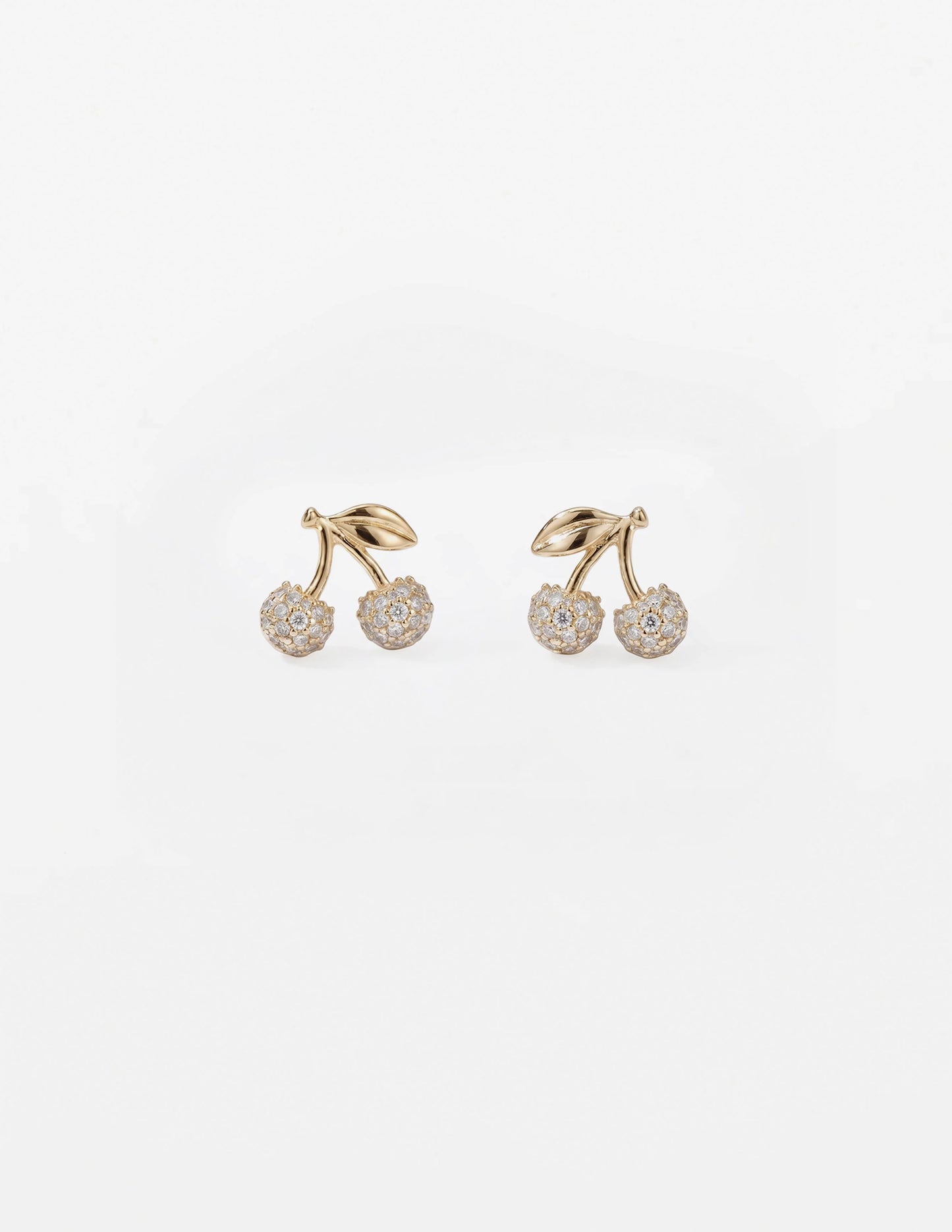 Crystal Cherry Earrings
