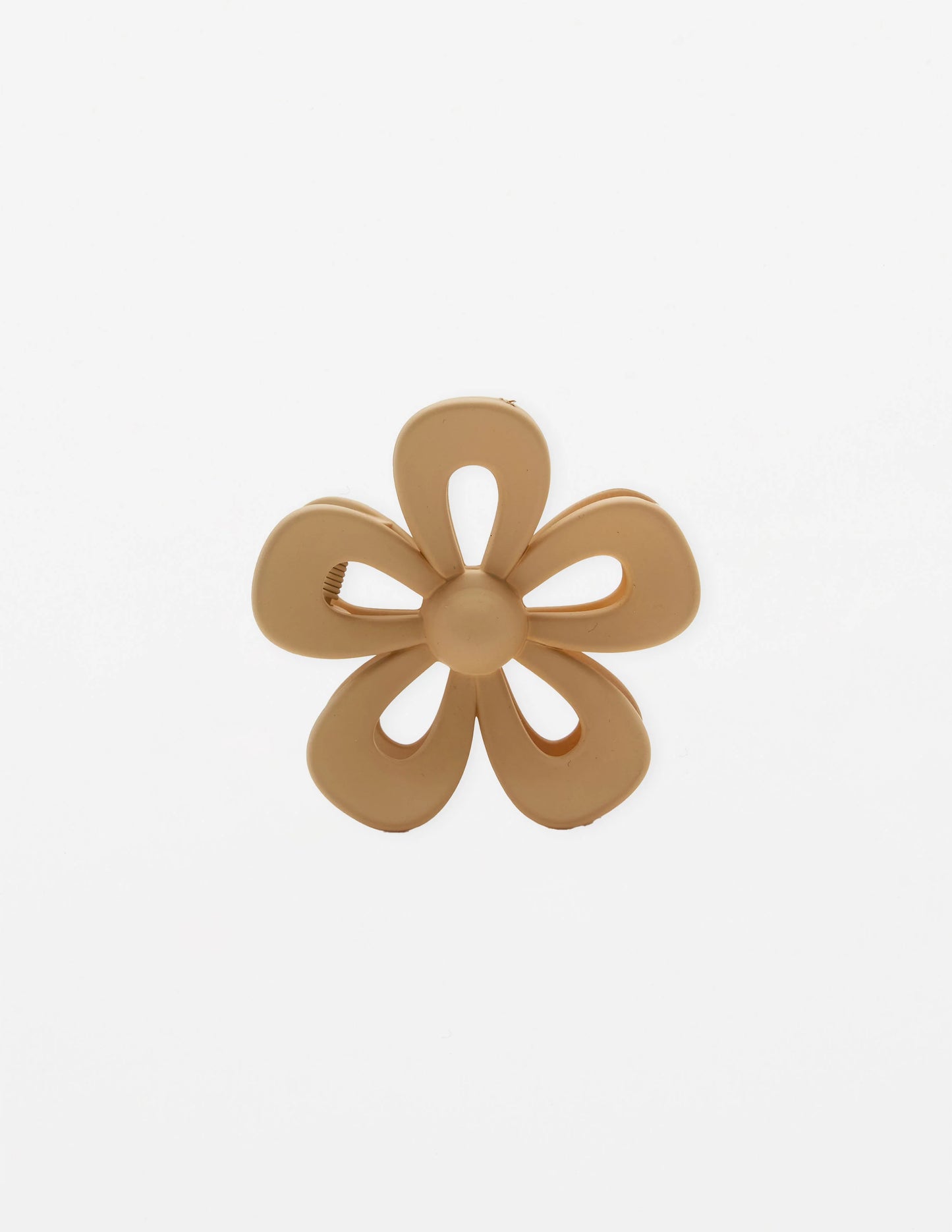 Hair Grip | Flower Light Coffee