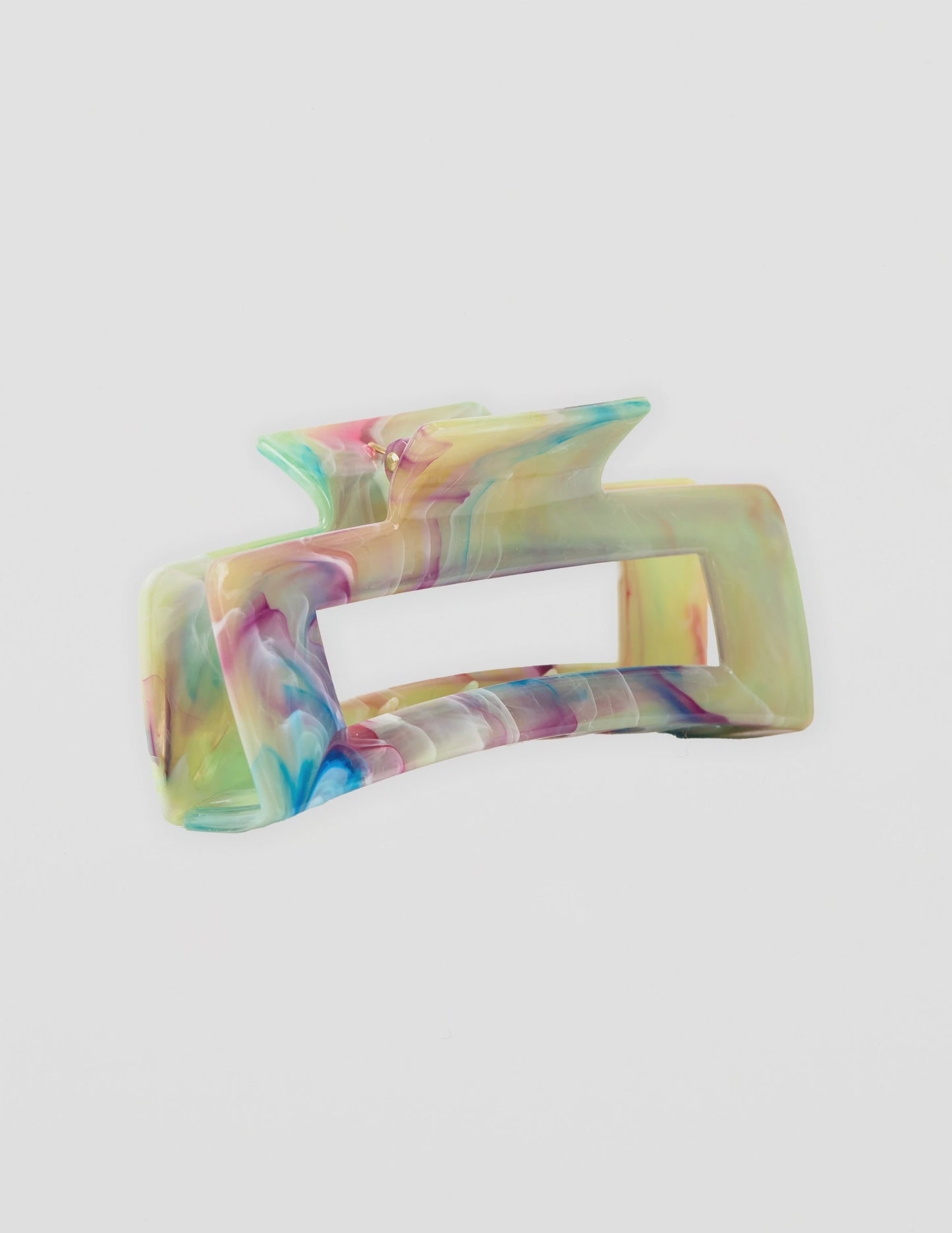 Hair Claw | Oblong Marble