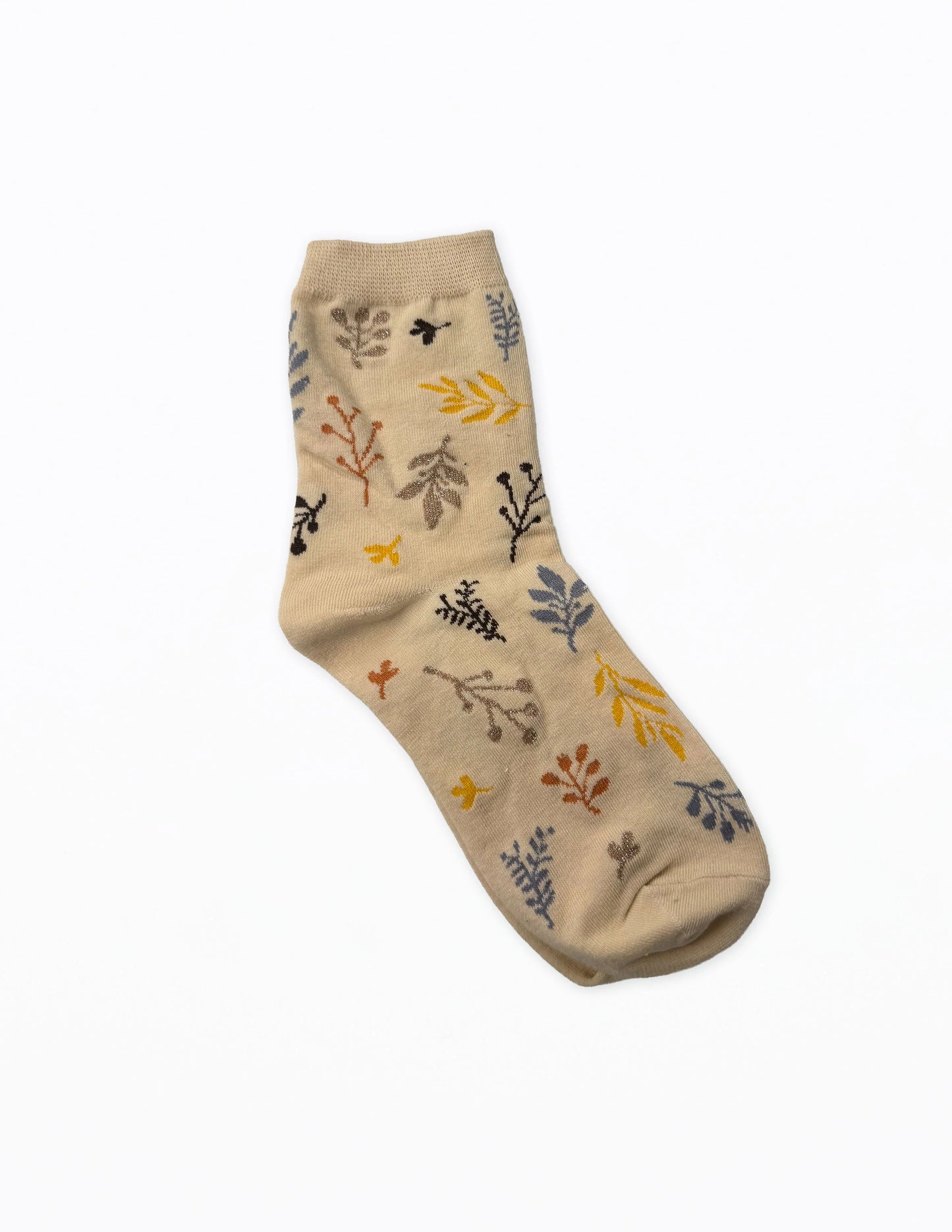 Socks | Natural with Autumn Twigs