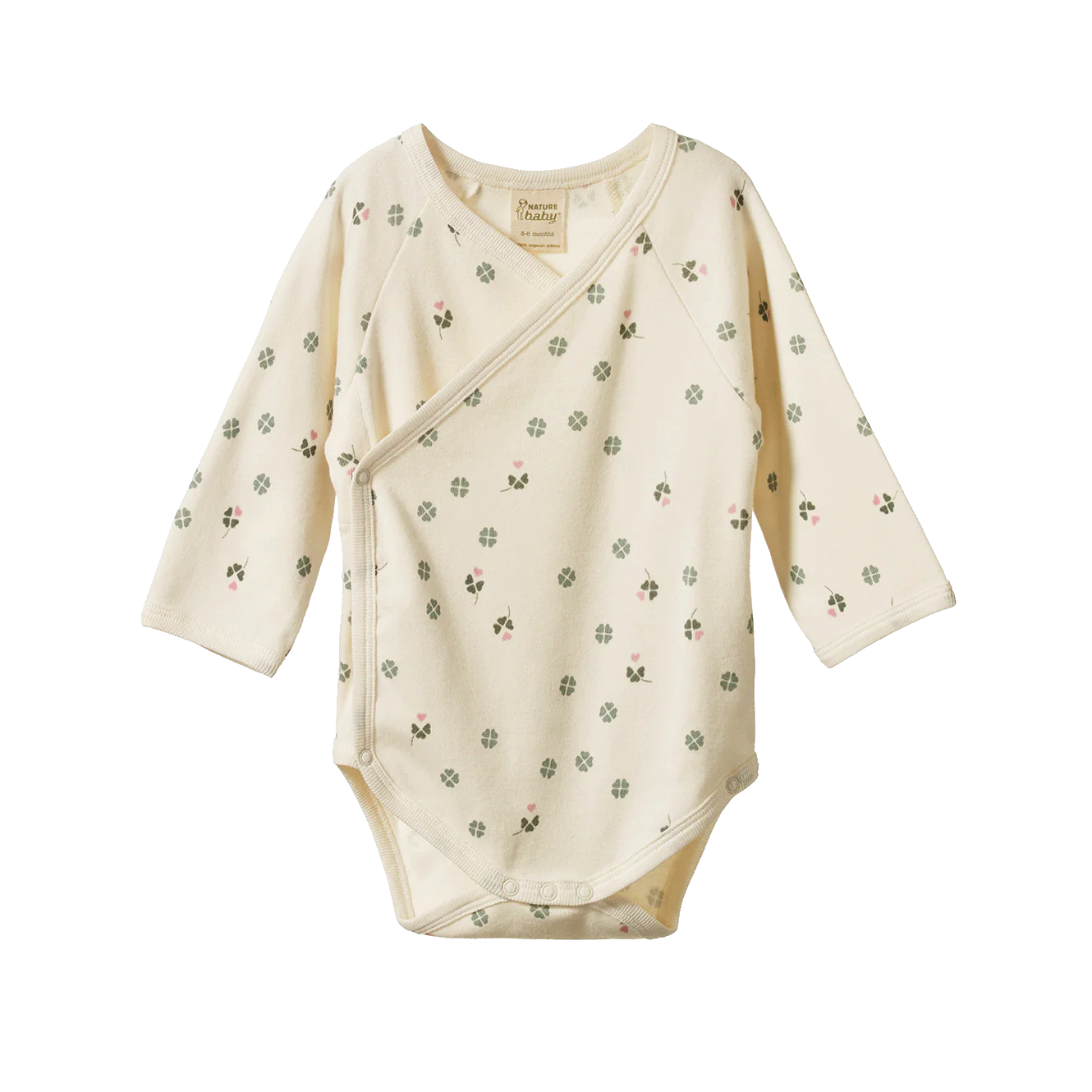 Long Sleeve Kimono Bodysuit | Cotton