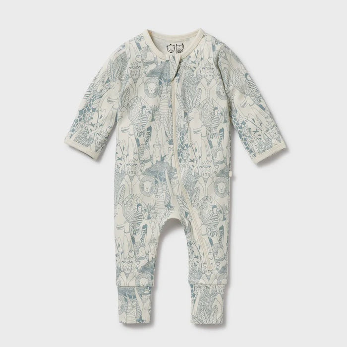 Wilson & Frenchy | Organic Zipsuit w Feet