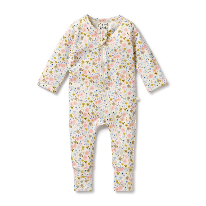 Wilson & Frenchy | Organic Zipsuit w Feet