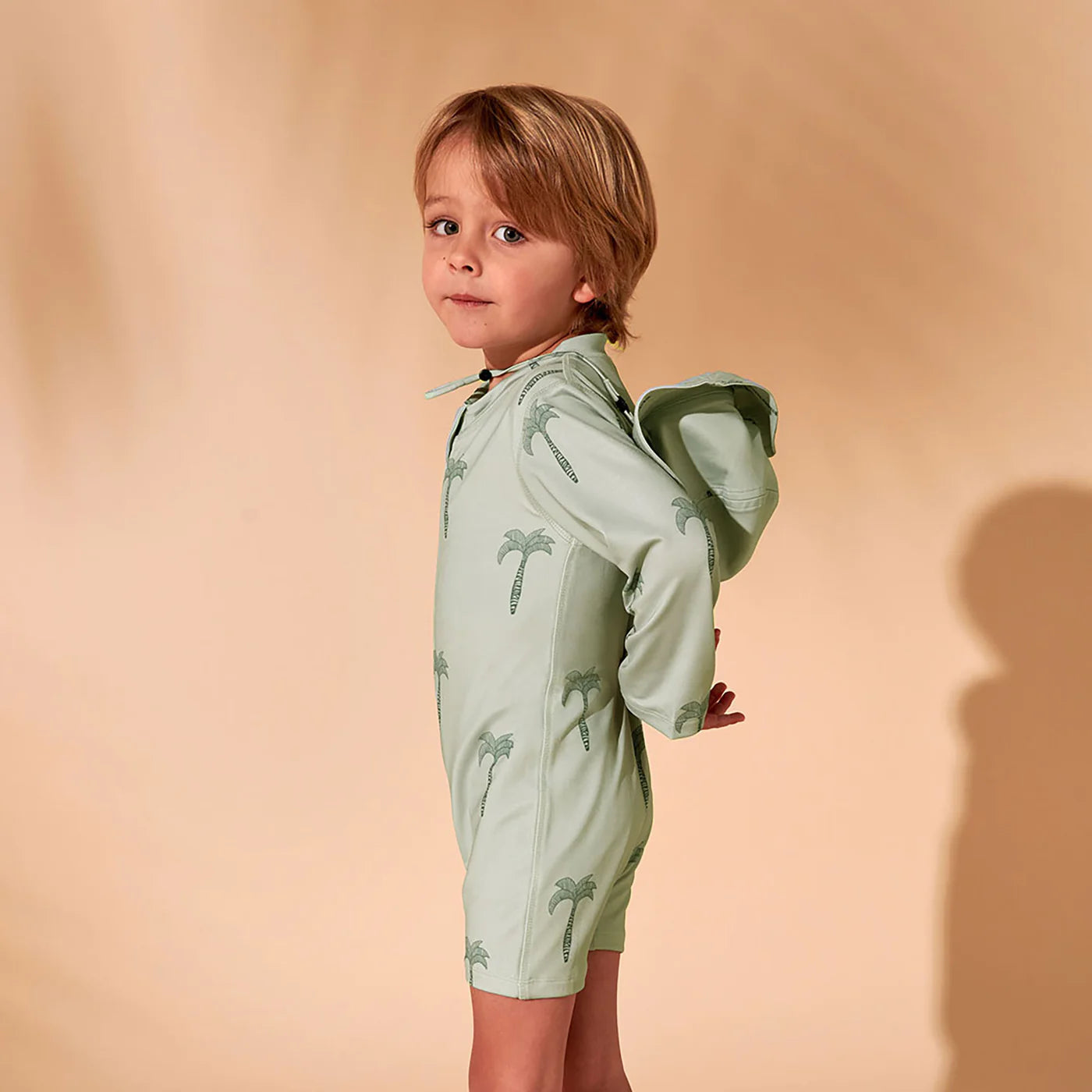 Wilson & Frenchy | One Piece Boyleg Swimsuit - Palm Tree