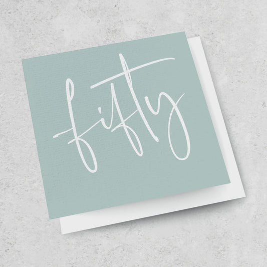 Fifty Card