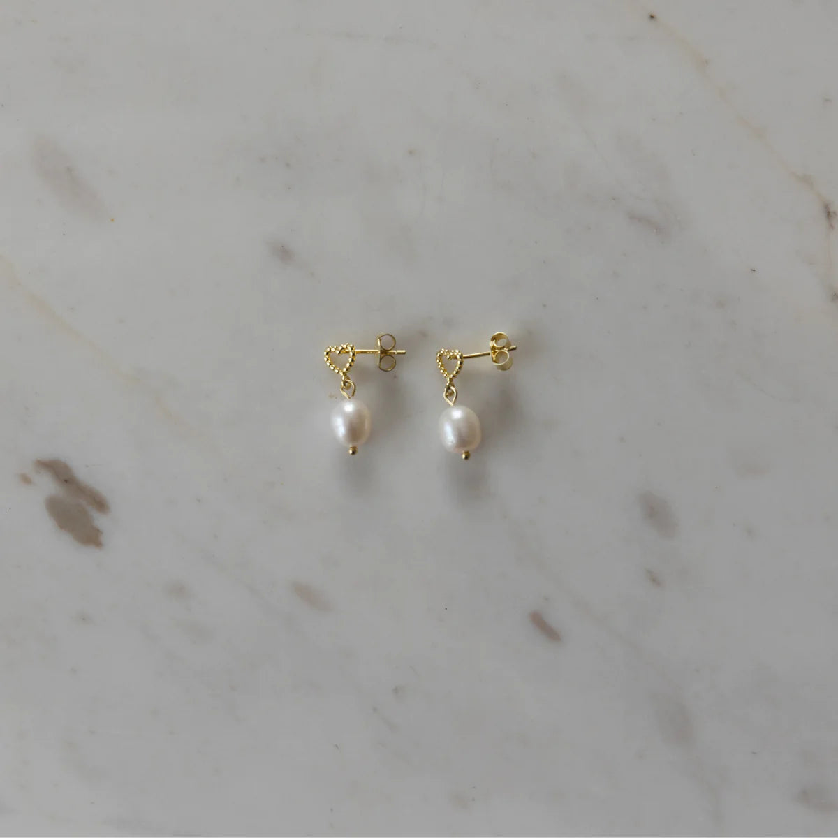 Pearly Dotty Love Studs