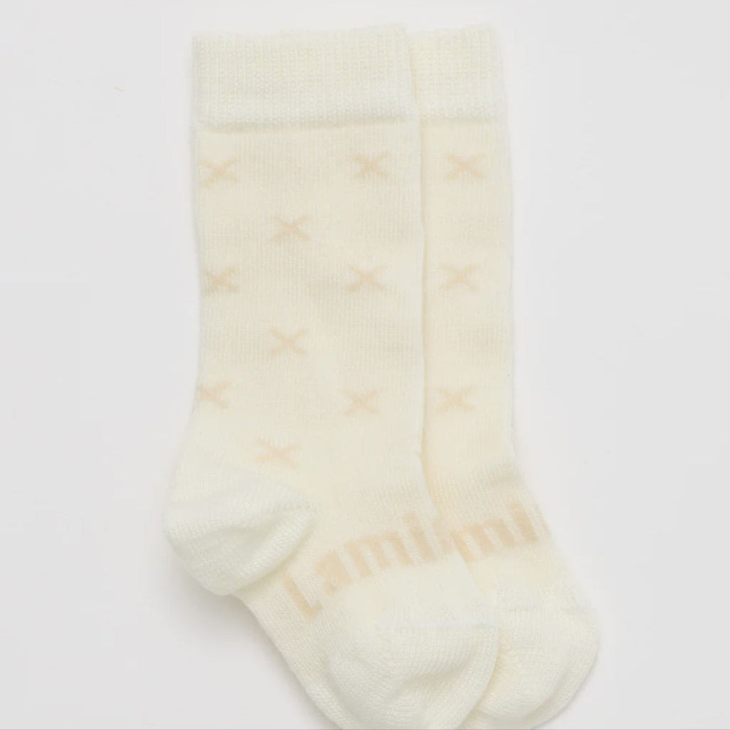 Baby Merino Knee High Socks | Owl