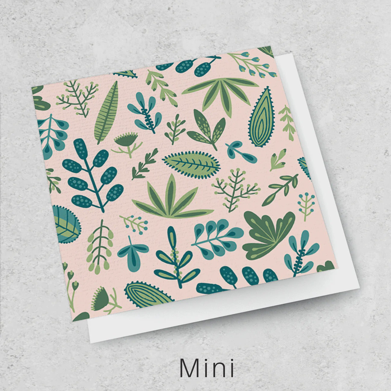 Peach Botanical | Mini Greeting Card