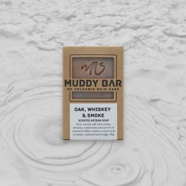 Muddy Bar | Oak, Whiskey & Smoke Artisan Soap