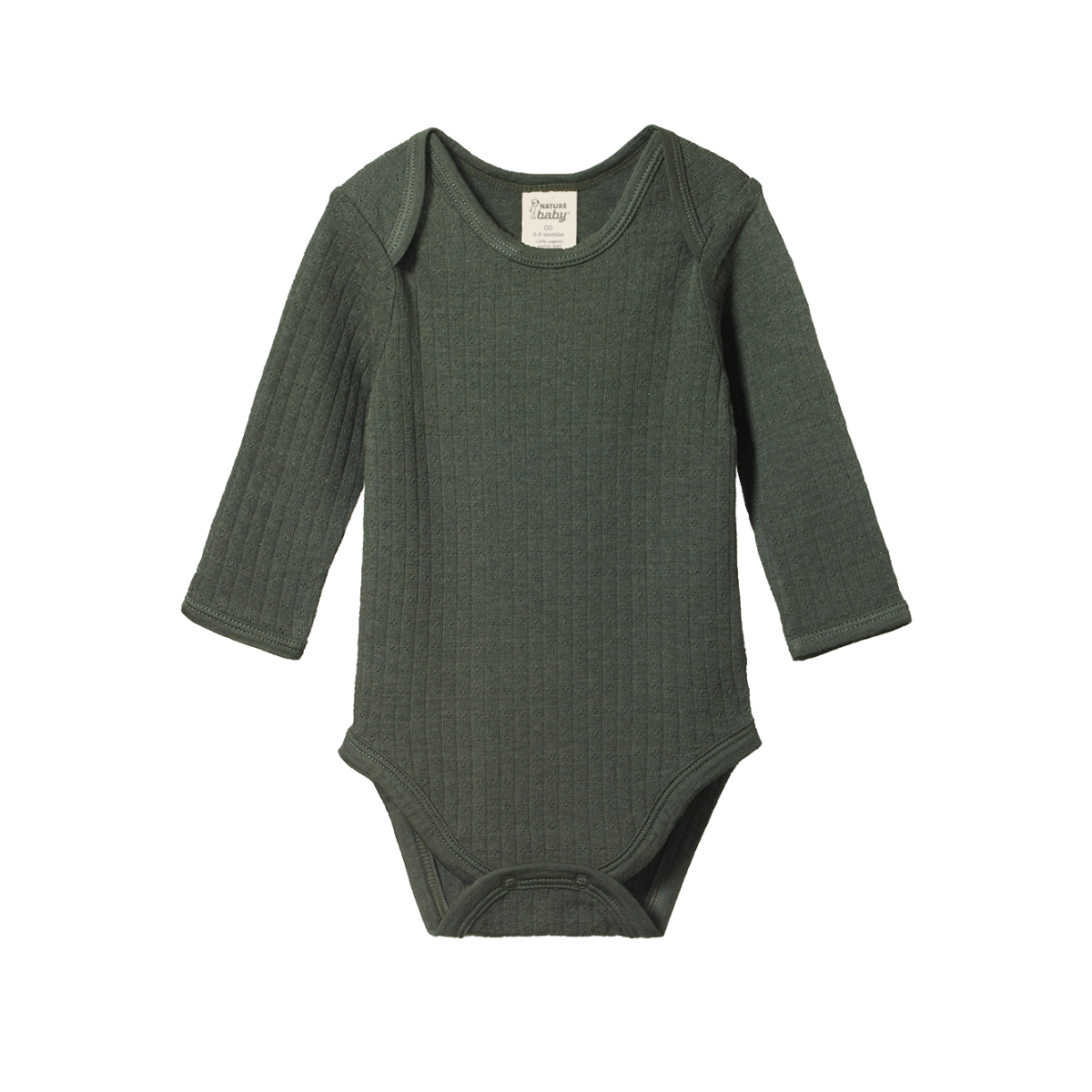 Long Sleeve Bodysuit | Pointelle Merino