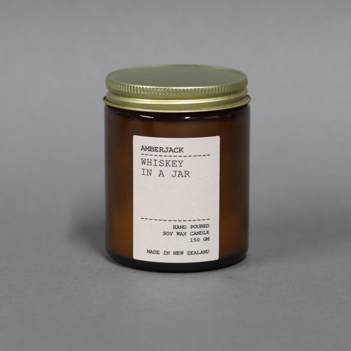 Amberjack Soy Candle | Whiskey in a Jar - Regular - Found My Way Invercargill