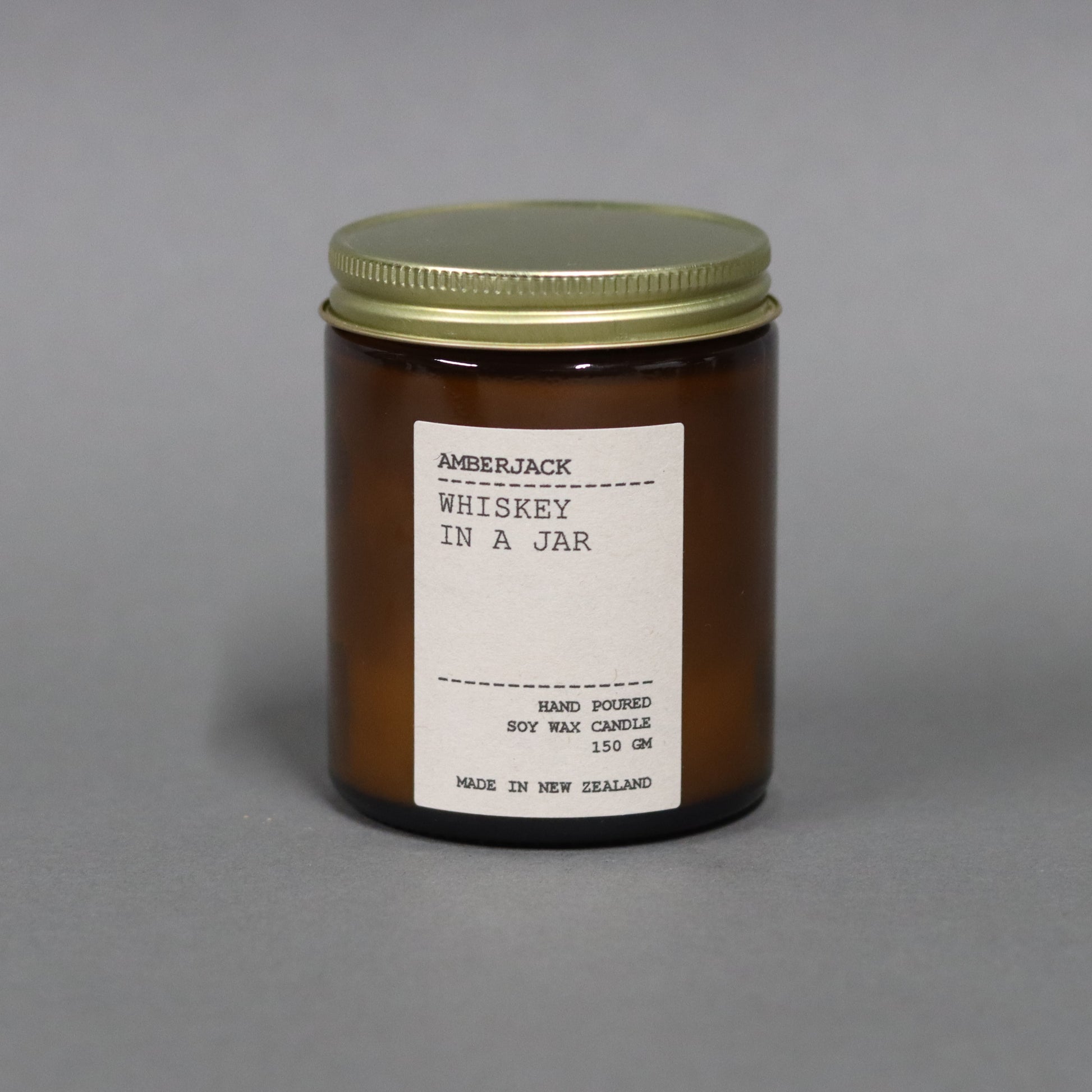 Amberjack Soy Candle | Whiskey in a Jar - Regular - Found My Way Invercargill