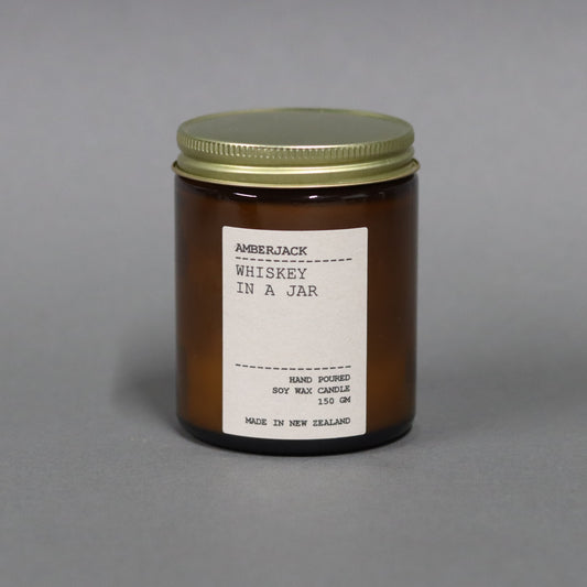 Amberjack Soy Candle | Whiskey in a Jar - Regular - Found My Way Invercargill