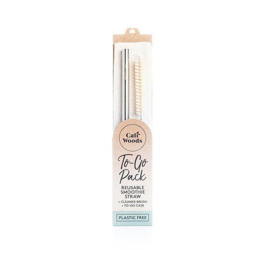 Caliwoods | To Go Smoothie Straw Pack - Stainless Steel - Found My Way Invercargill