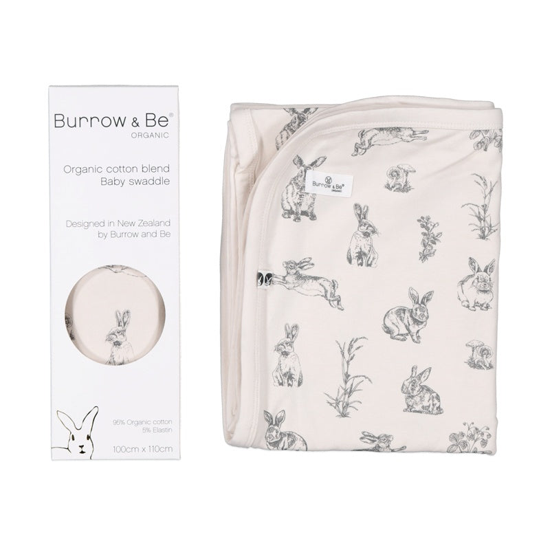 Burrow & Be | Swaddle - Almond Meadow - Found My Way Invercargill
