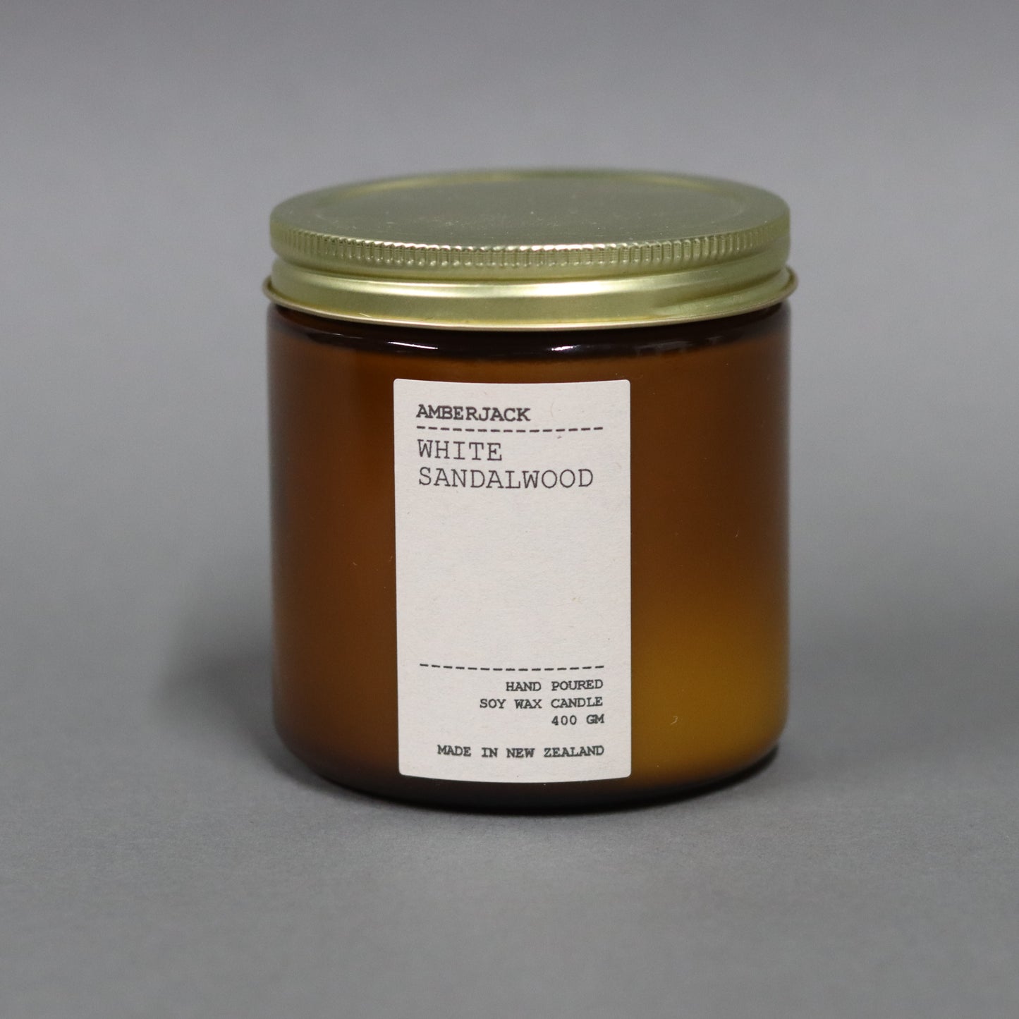 Amberjack Soy Candle | White Sandalwood - Large - Found My Way Invercargill