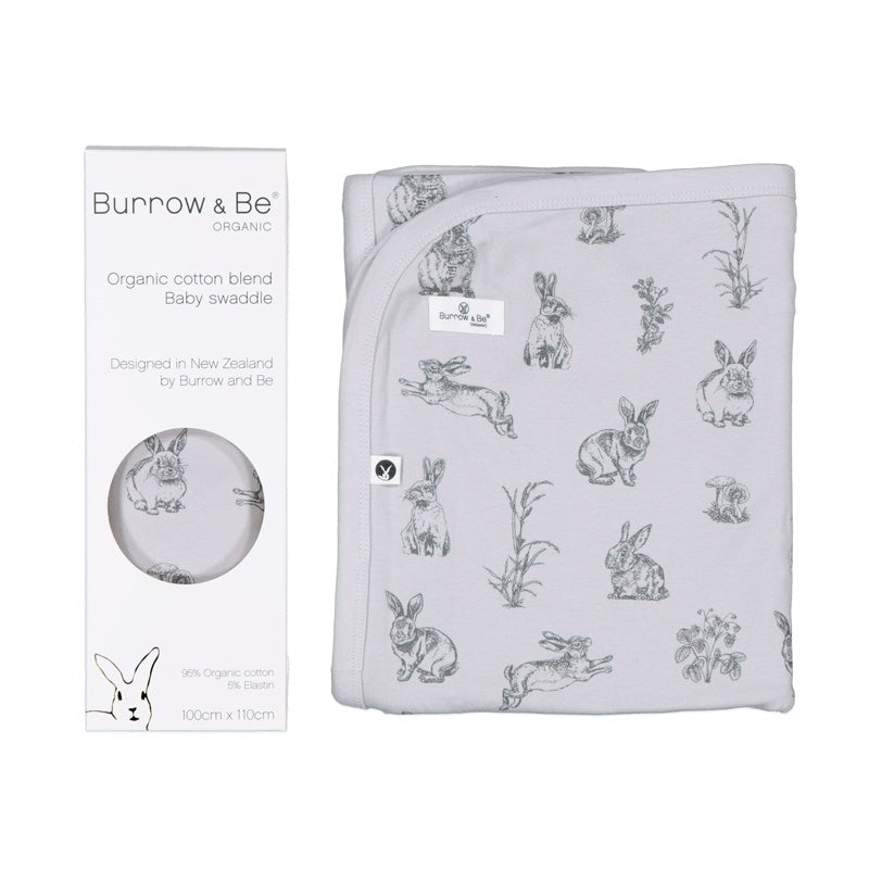 Burrow & Be | Swaddle - Grey Burrowers - Found My Way Invercargill