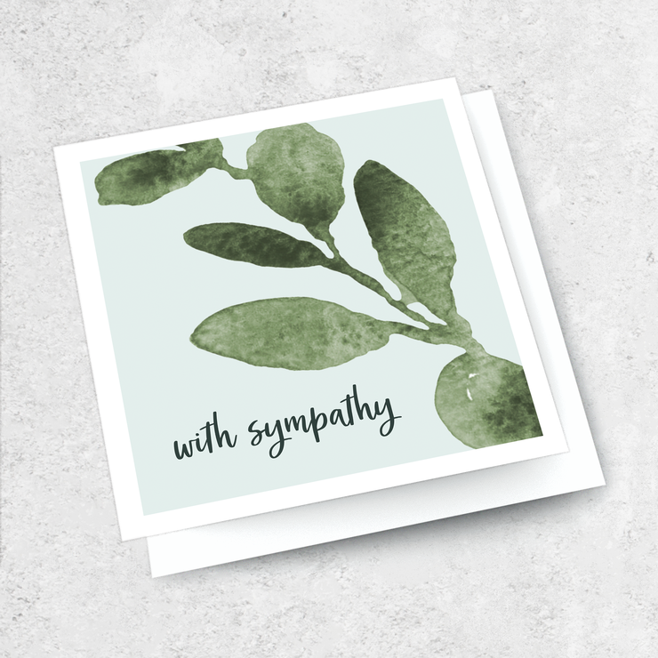 Petal & Press | With Sympathy Card - Found My Way Invercargill