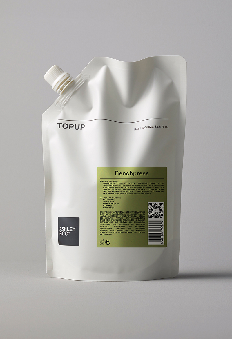 Ashley & Co | Bench Press Surface Cleaner - Top Up - Found My Way Invercargill