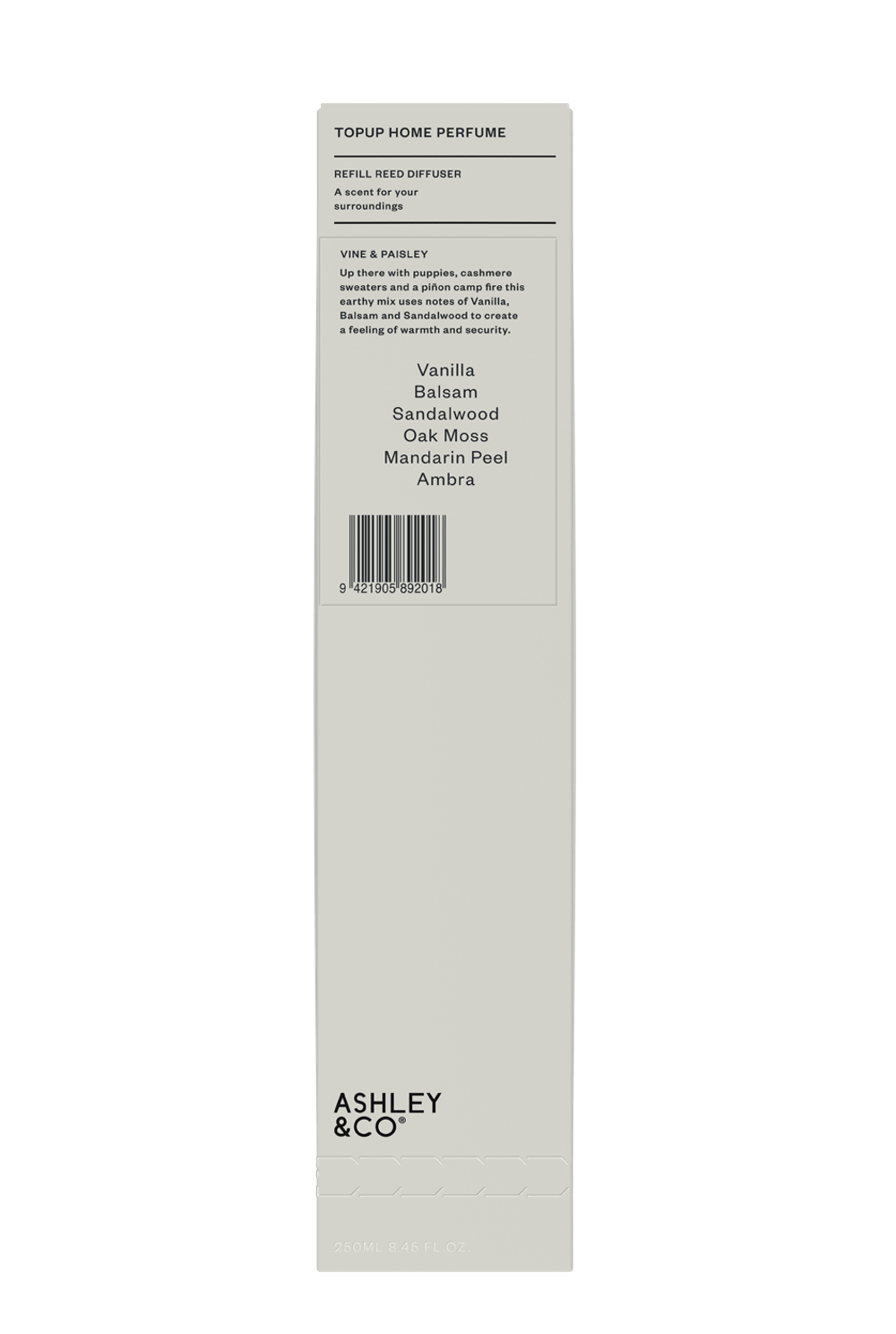 Ashley & Co | Home Perfume - Diffuser Top Up - Found My Way Invercargill