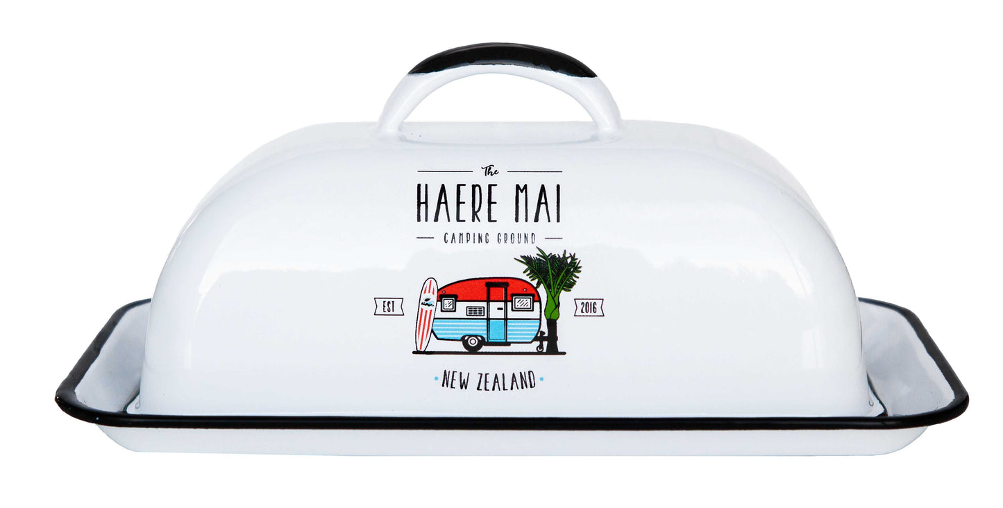 Moana Road | Enamel Butter Dish - Found My Way Invercargill