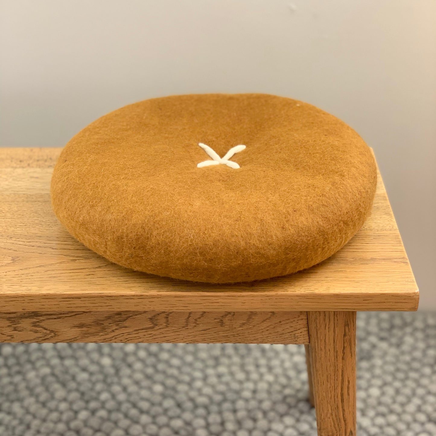SHEEP-ish Design| Felt Button Cushion - Found My Way Invercargill