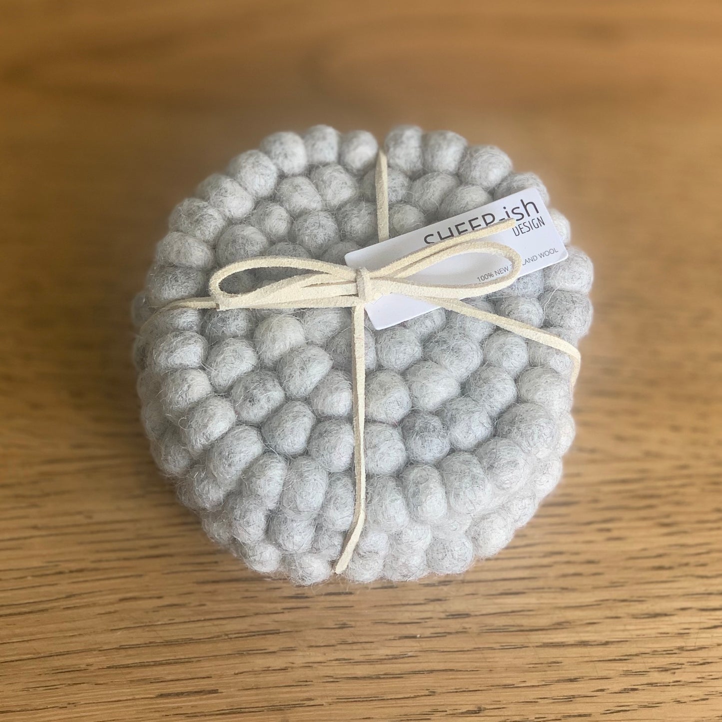 SHEEP-ish Design | Felt Ball Coasters - 4pk - Found My Way Invercargill