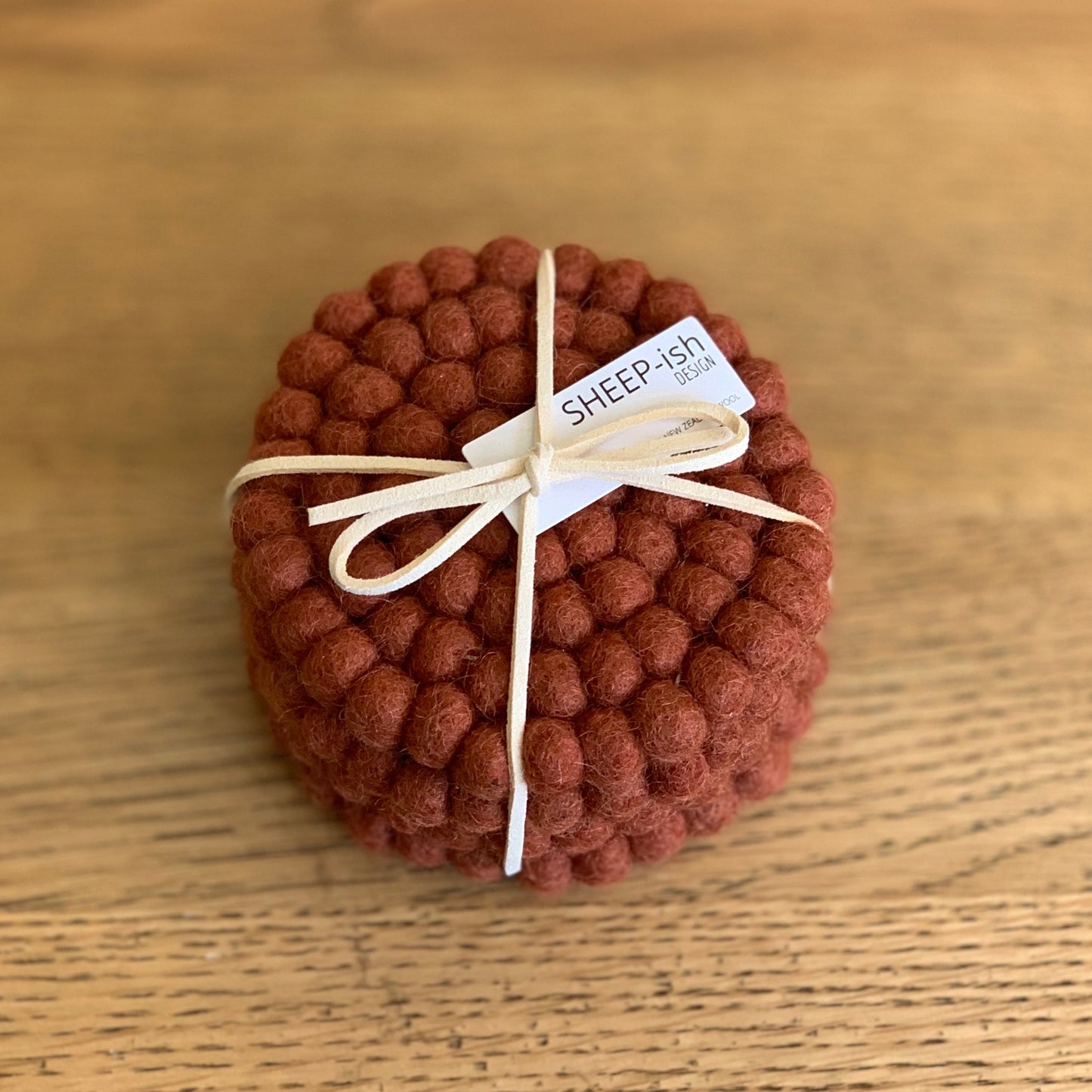 SHEEP-ish Design | Felt Ball Coasters - 4pk - Found My Way Invercargill