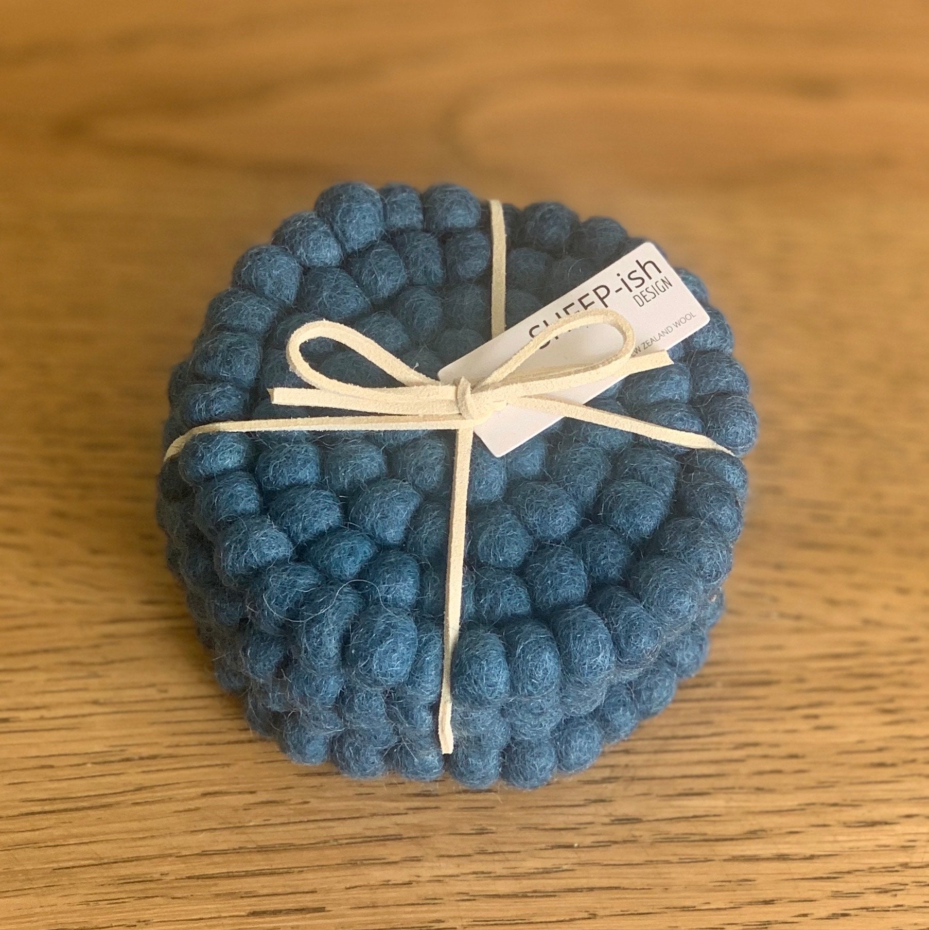 SHEEP-ish Design | Felt Ball Coasters - 4pk - Found My Way Invercargill