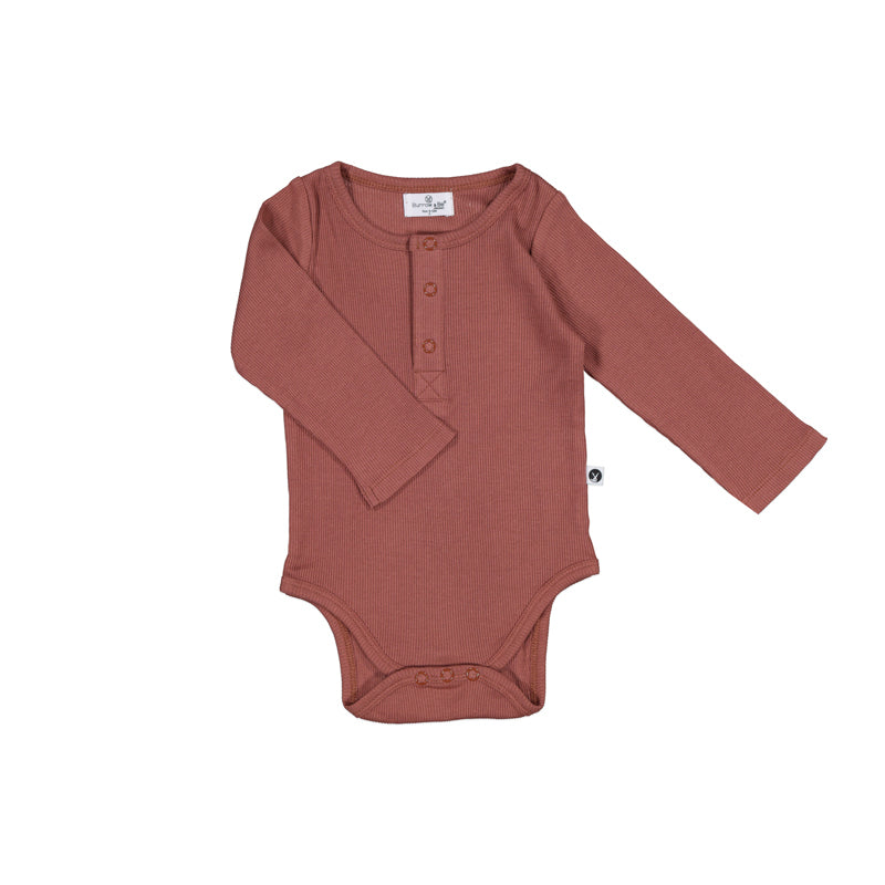 Burrow & Be | Henley Rib Bodysuit - Found My Way Invercargill