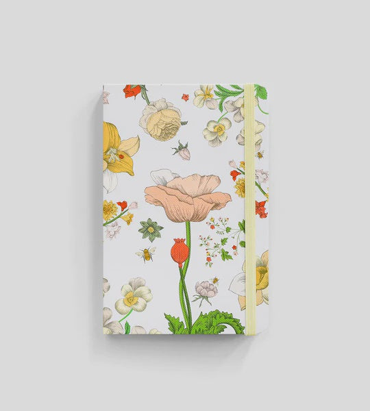 Father Rabbit | Hardcover Notebook - Vintage Wallpaper