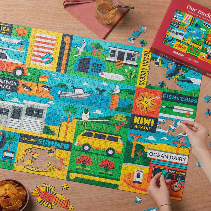 Piece House | Our Backyard Puzzle - 1,000 pieces