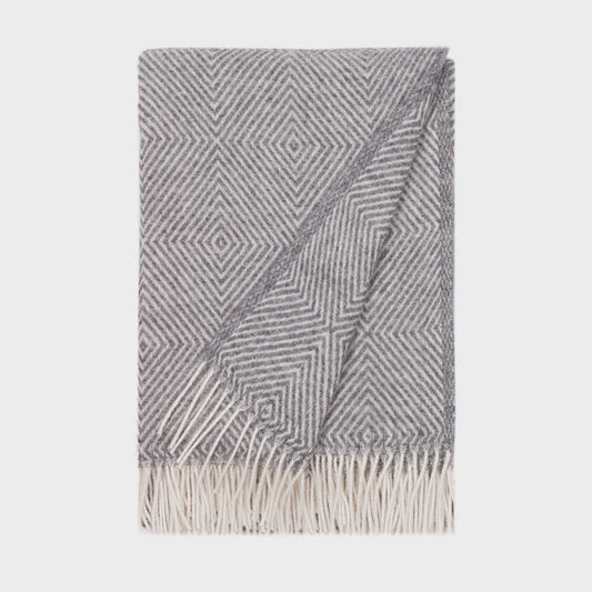 Nordic Chill | 100% NZ Lamb's Wool Throw - Lina